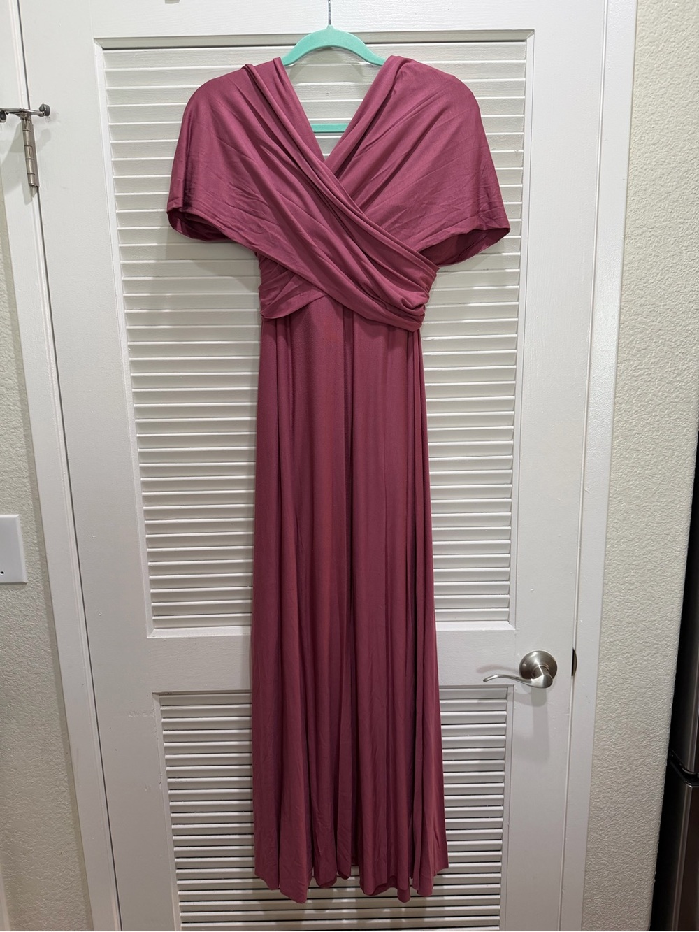 Women's Multiway Maxi Dress in Dusty Rose